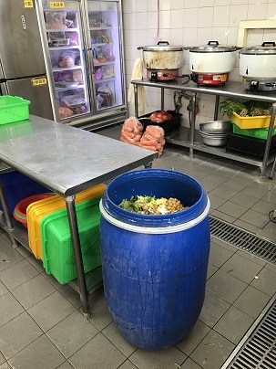 學生餐廳廚房廚餘(生廚餘)回收
