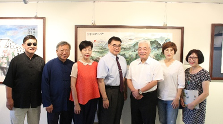 台菲藝術交流聯合畫展